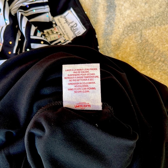 Joseph Ribkoff Black & White Midi Dress - Picture 8 of 10